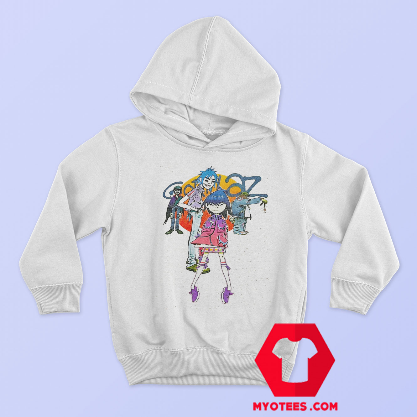 Vintage Gorillaz Y2K Official Band Unisex Hoodie