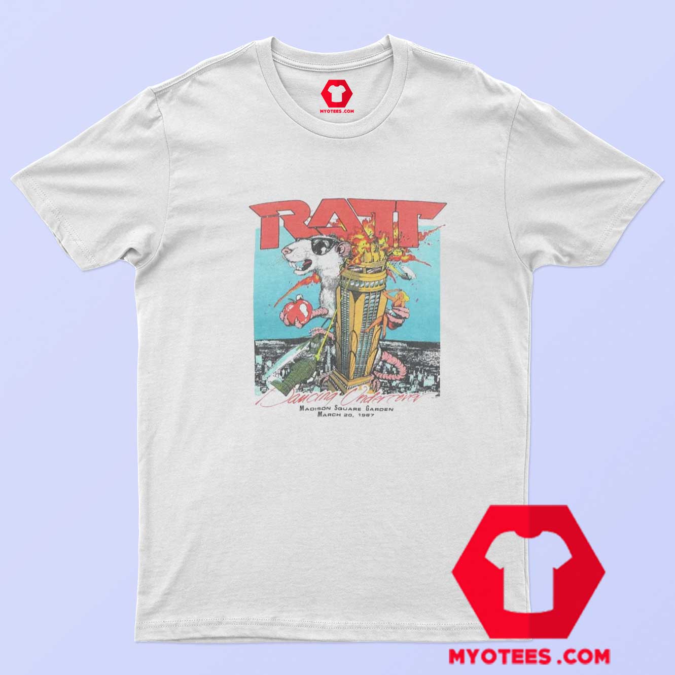 Vintage Ratt Madison Square Garden T shirt