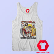 Vintage Tequila Cartoon Funny Parody Unisex Tank Top