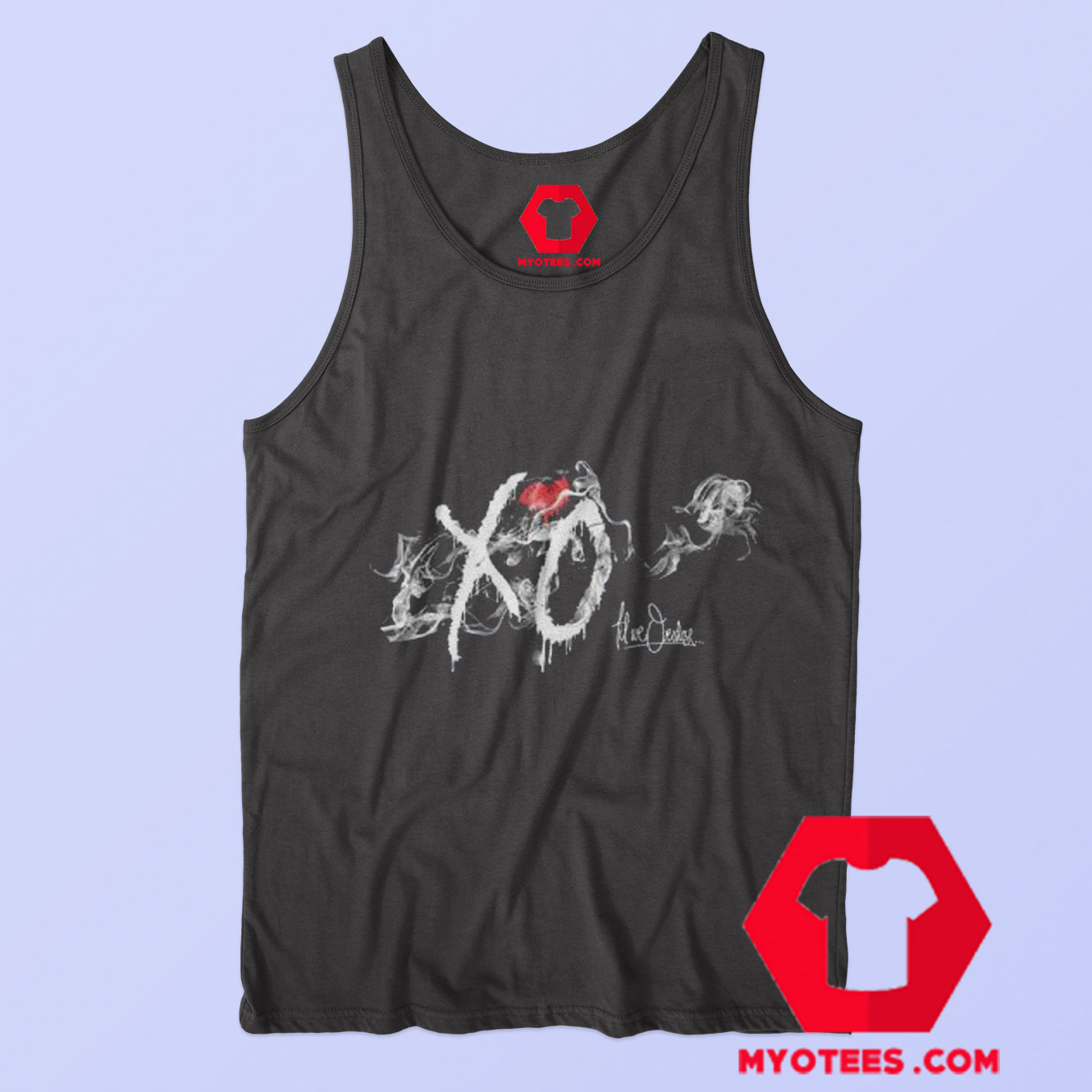XO The Weeknd Art Graphic Unisex Tank Top