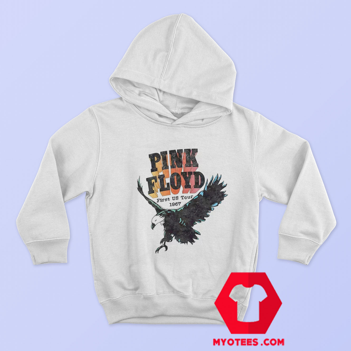 Vintage Pink Floyd First US Tour 1967 Hoodie