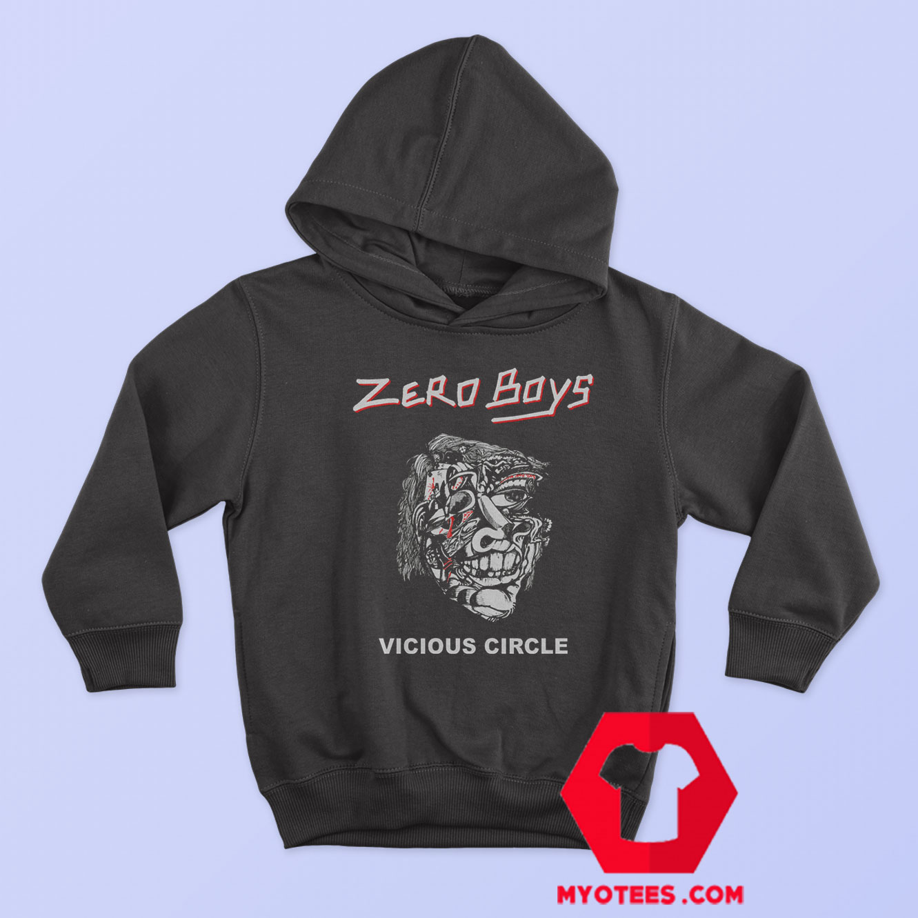 Zero Boys Vicious Circle Graphic Unisex Hoodie