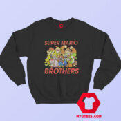 Vintage Super Mario Bros Group Graphic Sweatshirt