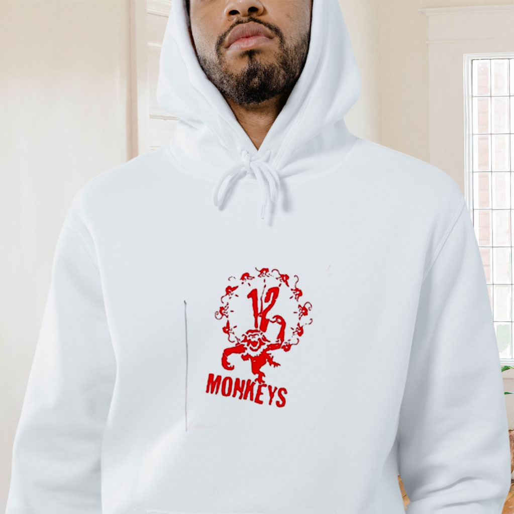 12 Monkeys Retro Vintage Graphic Hoodie