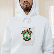 1960's Woodstock Peace Love And Music Graphic Hoodie