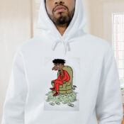 21 Savage In The Simpsons Graphic Hoodie