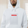 21 Savage Red Box Logo Graphic Hoodie