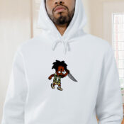 21 Savage Simpson Kill By Knife Graphic Hoodie