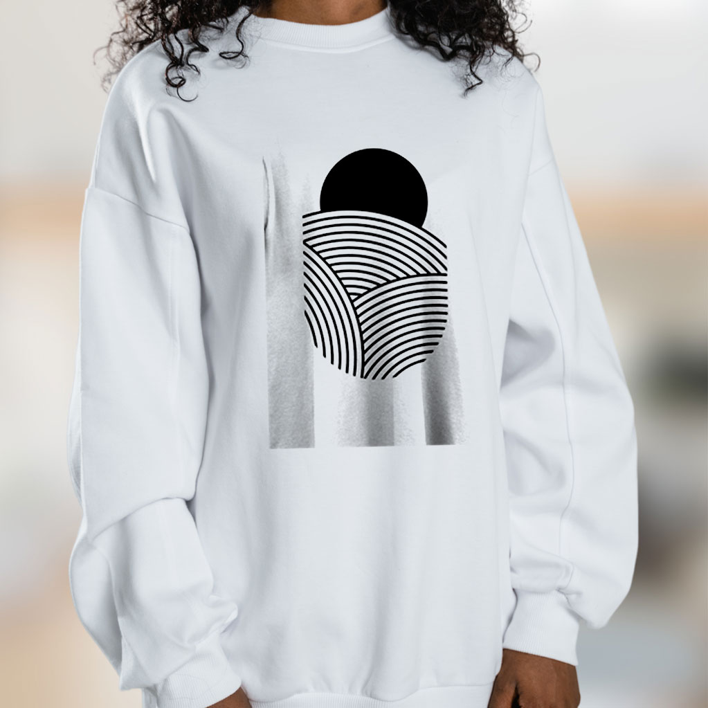 90s Abstract Aesthetic Graphic Sweatshirt