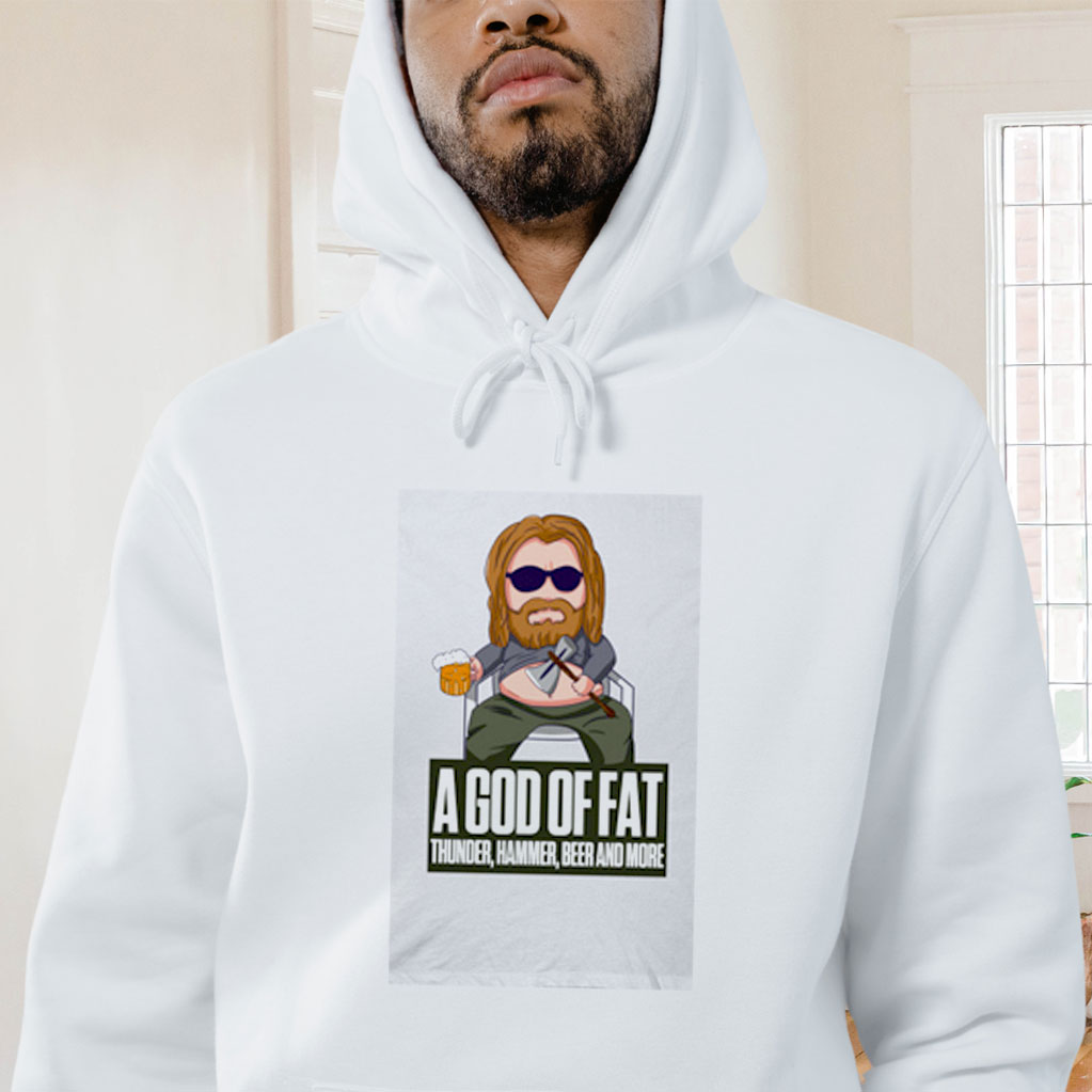 A God Of Fat Graphic Hoodie