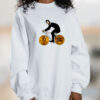 Abraham Lincoln Riding Bike Graphic Sweatshirt