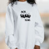 Ack Flag Black Flag Cathy Mash Up Parody Graphic Sweatshirt