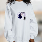 Aesthetic Wabi Anime Graphic Sweatshirt
