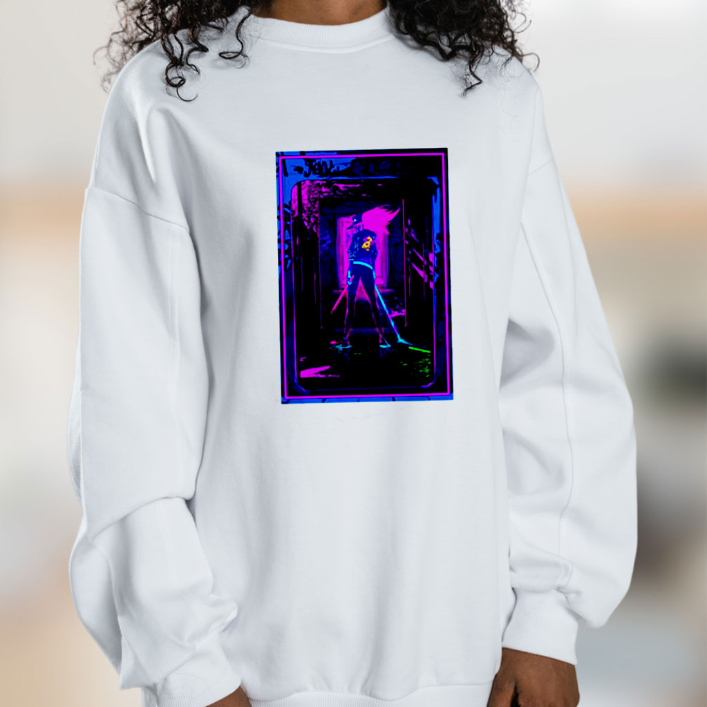 Akali League Of Legends K Pop Badass Hot Sexy Dope Girl Gangsta Trill Swag Neon Moba Graphic Sweatshirt