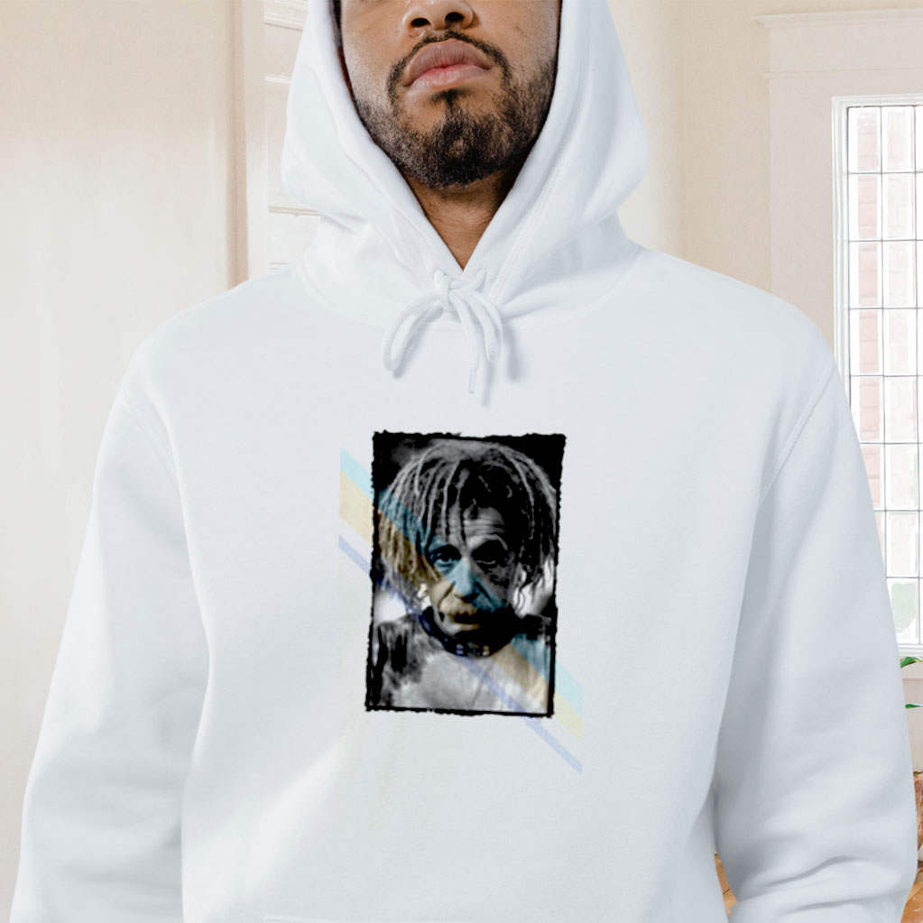 Albert Einstein Dreadlock Rasta Graphic Hoodie