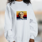 Albert Fish Gone Fishing Graphic Sweatshirt