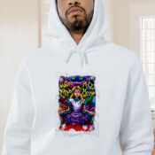 Alice In Wonderland Psychedelic Trippy Female Lucid Dream Lsd Mdma Xtc Ecstasy Albert Hofmann Graphic Hoodie
