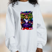 Alice In Wonderland Psychedelic Trippy Female Lucid Dream Lsd Mdma Xtc Ecstasy Albert Hofmann Graphic Sweatshirt