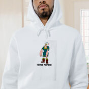 Alice The Goon I Love Popeye Graphic Hoodie
