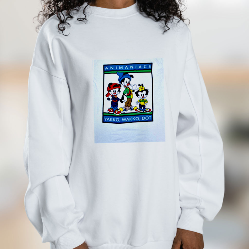 Animaniacs Yakko Wakko And Dot Cartoon Graphic Sweatshirt