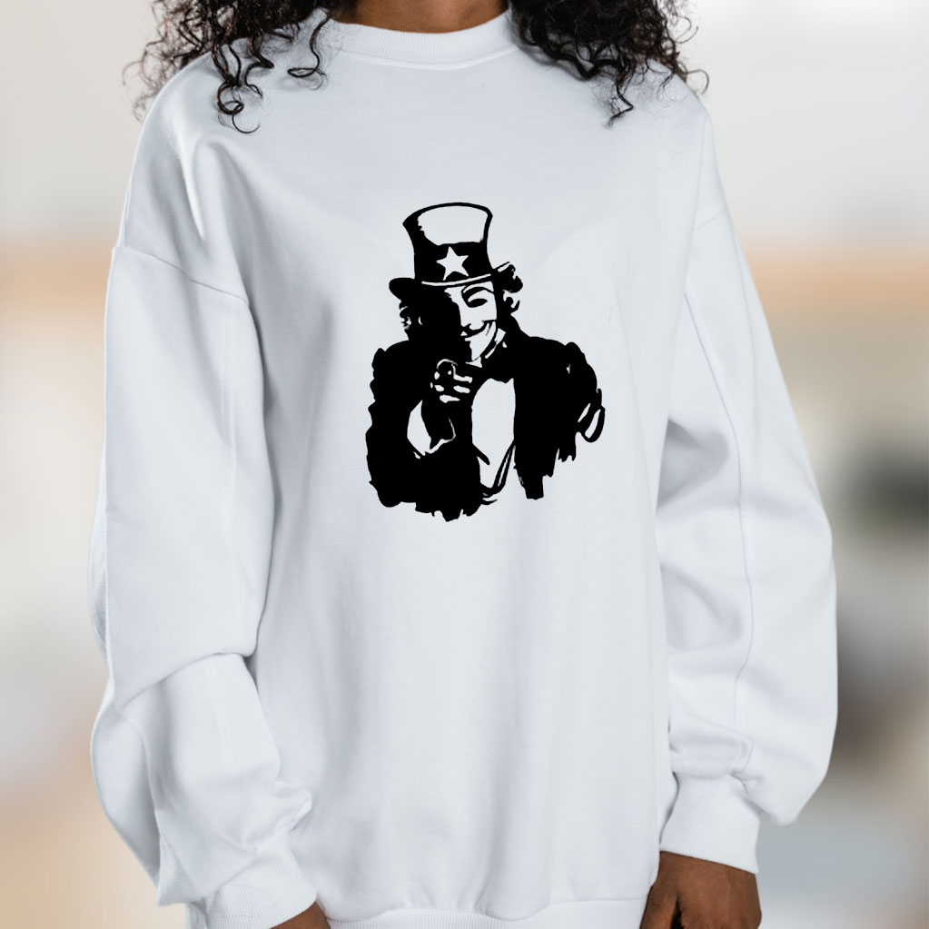 Anonymous V For Vendetta Graphic Sweatshirt