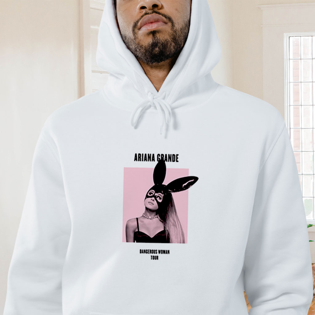 Ariana Dangerous Woman Tour Date Back Graphic Hoodie