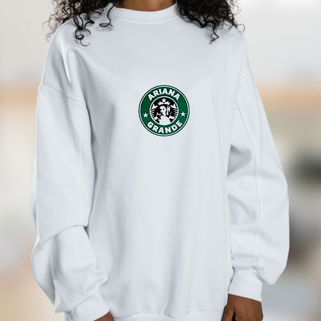 Ariana Grande Starbucks Logo Graphic Sweatshirt