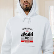 Asahi Beer Japanese Retro Graphic Hoodie