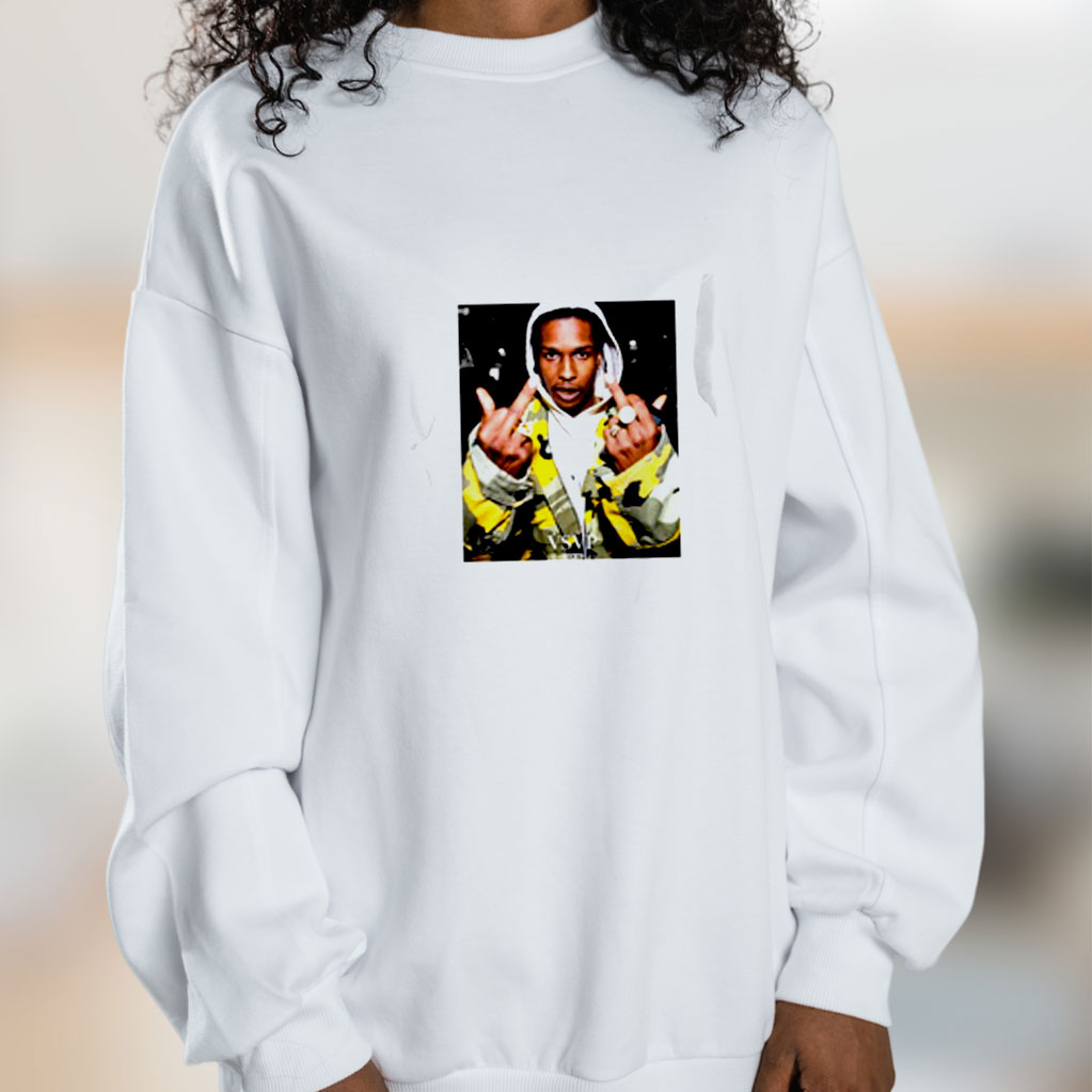 Asap Rocky Vsvp Rapper Graphic Sweatshirt