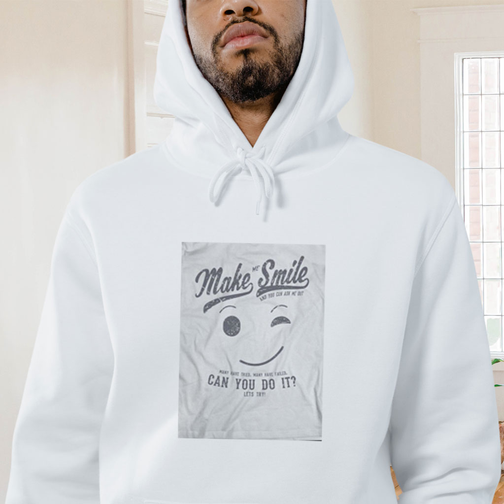 Ask Me To Make You Smile Graphic Hoodie