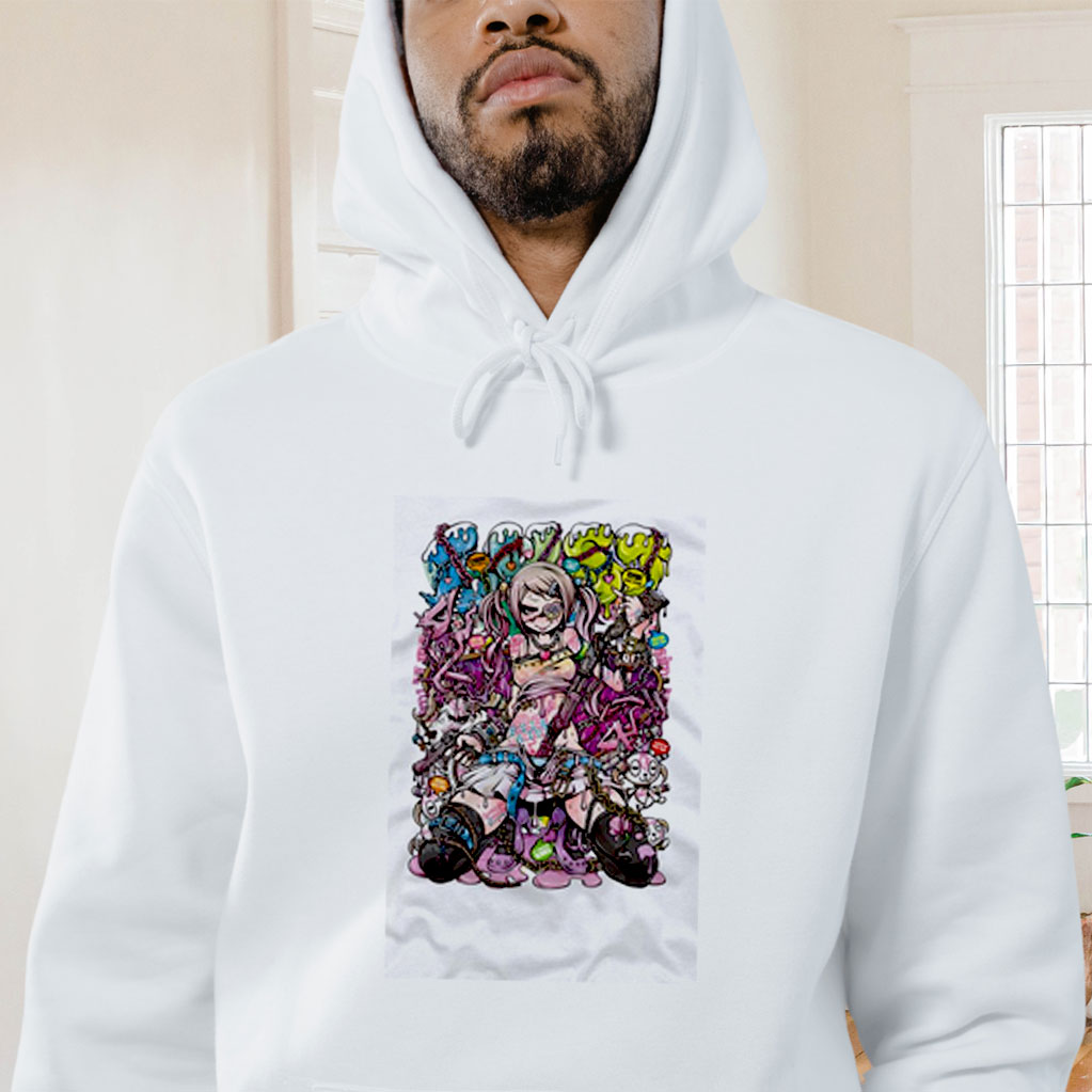 Bad Bitch Bad Ass Pop Art Japanese Japan Graphic Hoodie