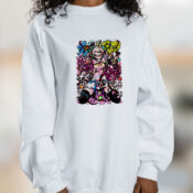 Bad Bitch Bad Ass Pop Art Japanese Japan Graphic Sweatshirt