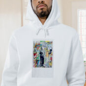 Banksy Einstein Love Is The Answer Graphic Hoodie