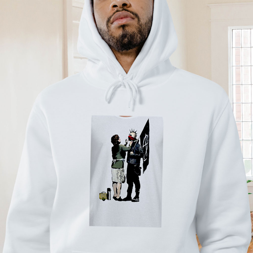 Banksy Punk Mum Graphic Hoodie