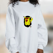 Bape X Pokemon A Bathing Ape Graphic Sweatshirt