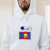Bart Simpson Cash Champ Graphic Hoodie