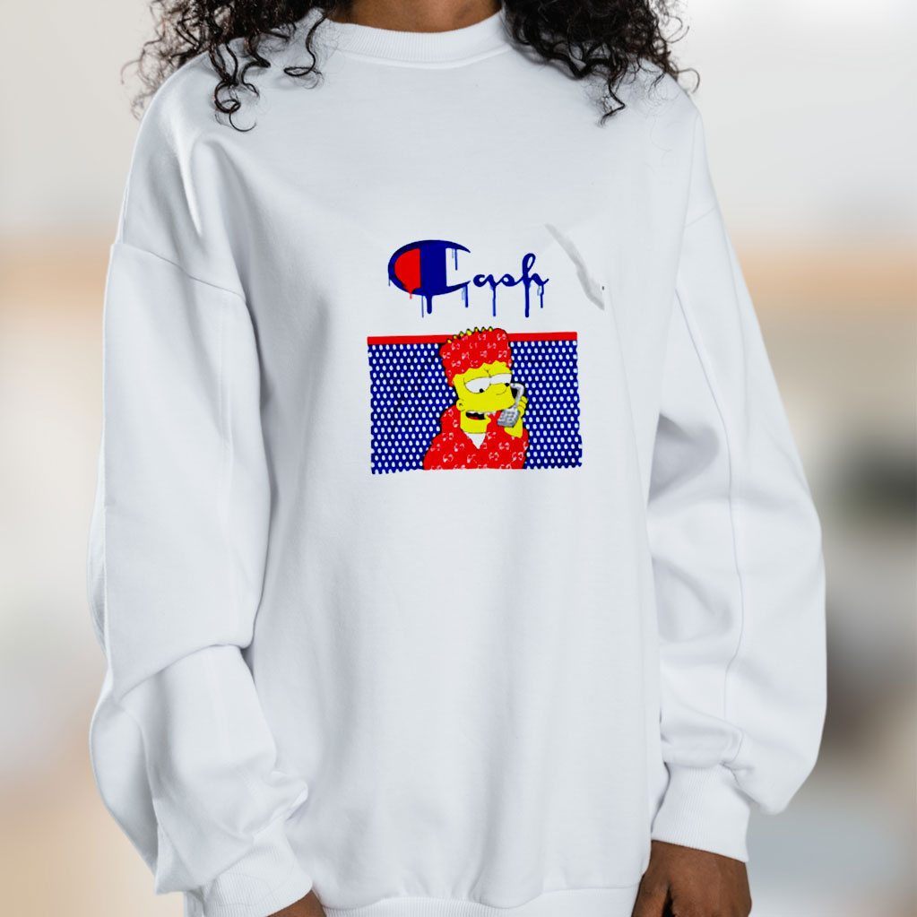 Bart Simpson Cash Champ Graphic Sweatshirt
