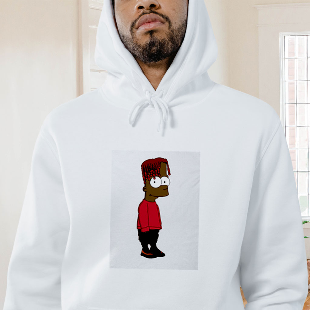 Bart Simpson Lil Yachty Graphic Hoodie