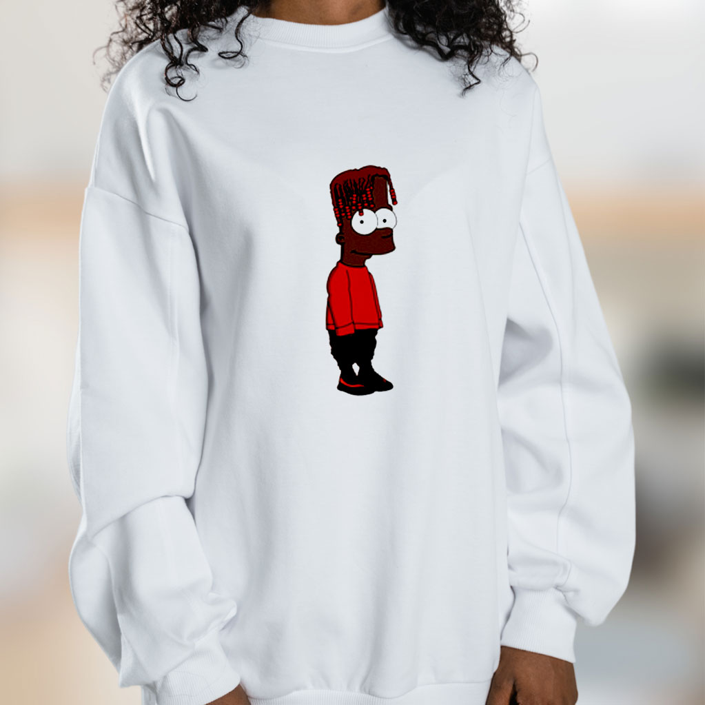 Bart Simpson Lil Yachty Graphic Sweatshirt