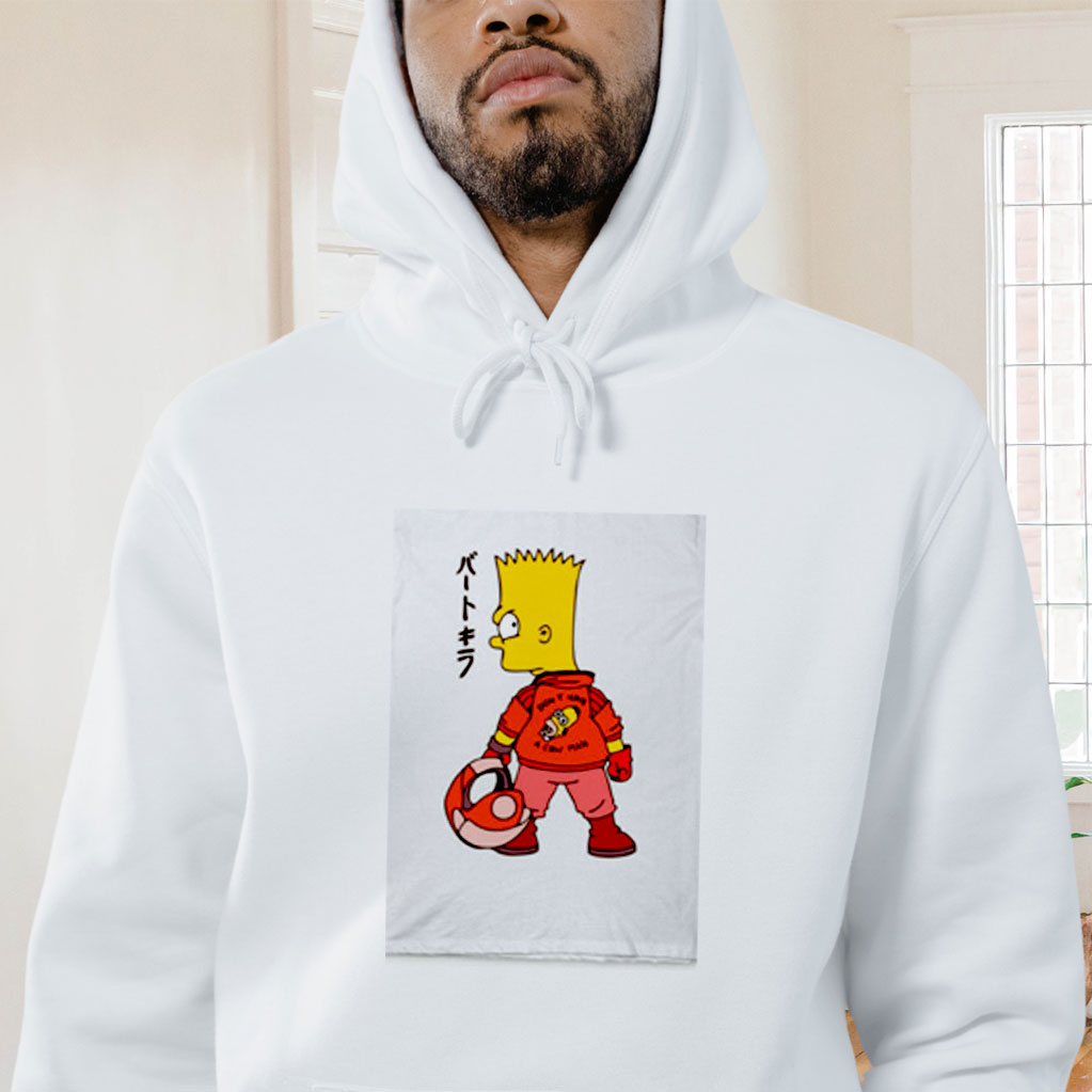 Bart X Biker Kaneda Akira Graphic Hoodie