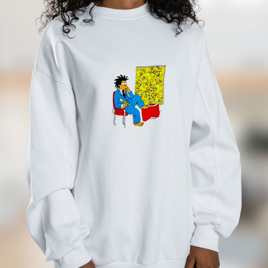 Bartsquiat Simpson Graphic Sweatshirt