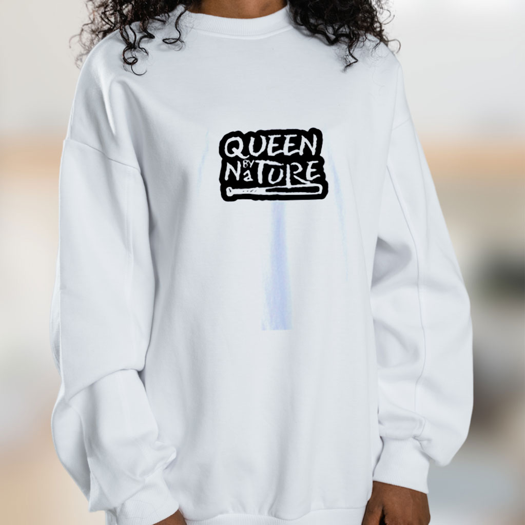 Baseball Bat Queen By Nature Graphic Sweatshirt