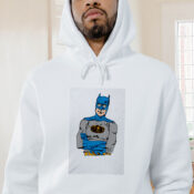 Batman John Lennon Glasses Imagine Gotham Mashup Pop Graphic Hoodie