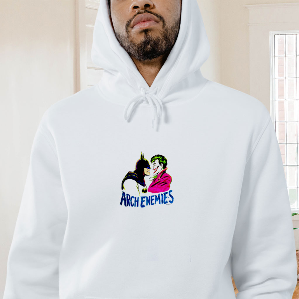 Batman The Joker Arch Enemies Graphic Hoodie