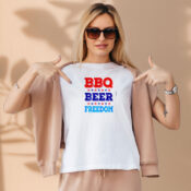 Bbq Beer And Freedom Aesthetic Graphic Tees