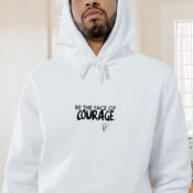 Be The Face Of Courage Graphic Hoodie