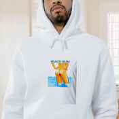 Beach Bum Ass Graphic Hoodie
