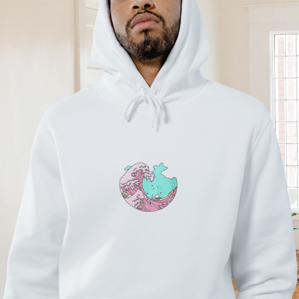 Beachy Wave Graphic Hoodie