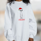 Believe Alien Christmas Graphic Sweatshirt
