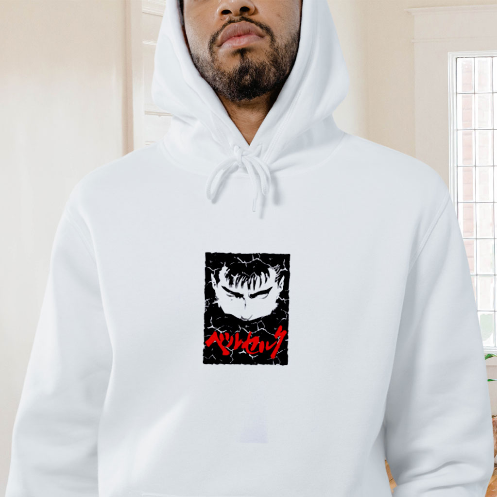 Berserk Guts Black Swordsman Graphic Hoodie